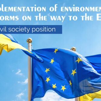 Implementation of environmental reforms on the way to the EU: civil society position