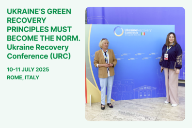 Ukraine’s Green Recovery Principles Must Become the Norm