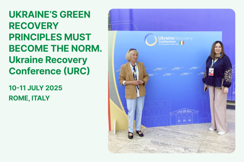 Ukraine’s Green Recovery Principles Must Become the Norm