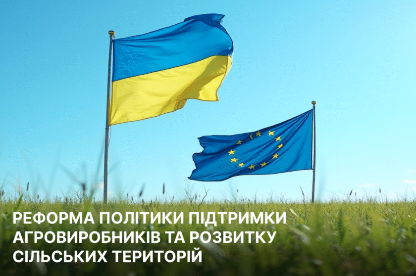 Реформа політики підтримки агровиробників та розвитку сільських територій