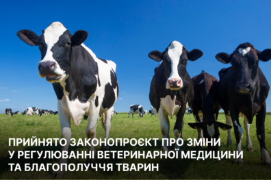 Прийнято законопроєкт про зміни у регулюванні ветеринарної медицини та благополуччя тварин