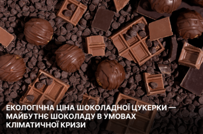 Екологічна ціна шоколадної цукерки – майбутнє шоколаду в умовах кліматичної кризи